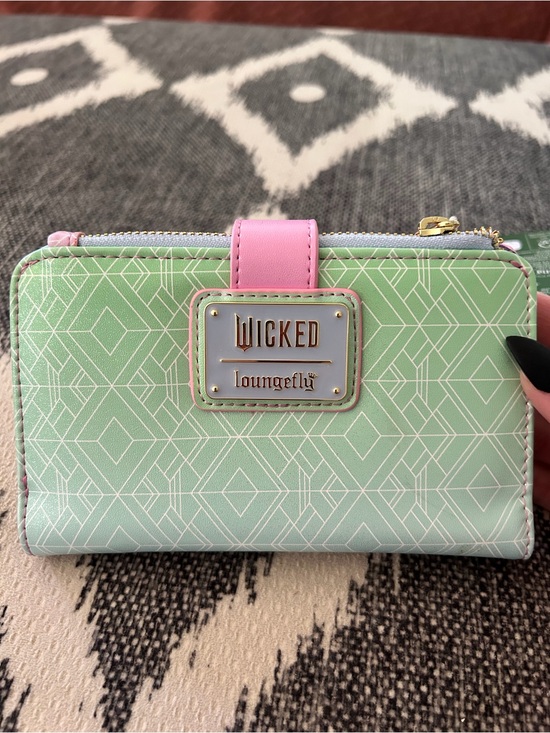 Loungefly Handbags - NWT Loungefly Wicked Mint & Pink Wallet